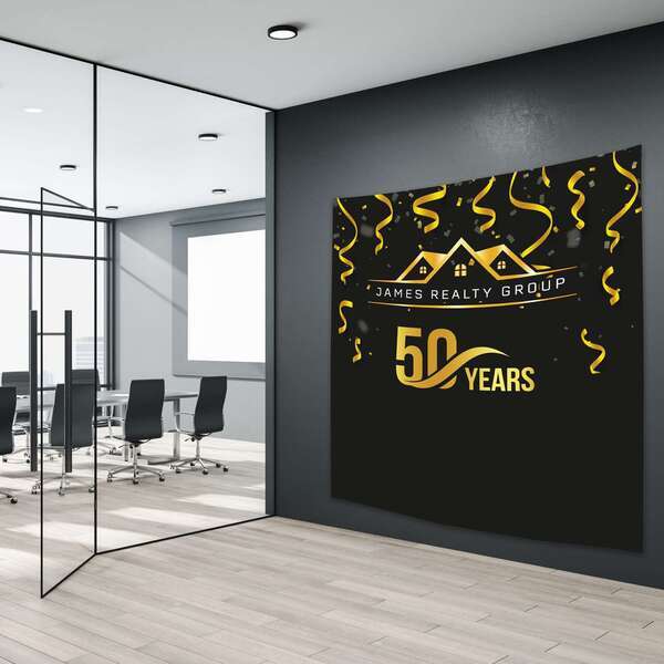 Single Sided Dye Sub Tapestry, 88" x 104"