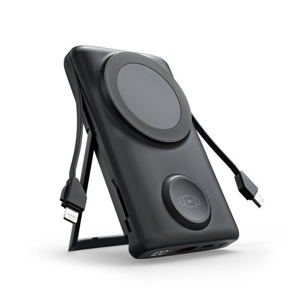 Avalon 5-in-1 MagSafe Power Bank with Apple & Samsung Watch Charging, 10000mAh