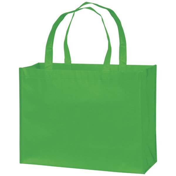 Gloss Laminated Non-Woven Tote Bag, 16" x 12"