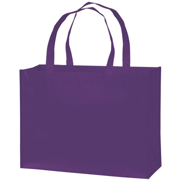 Gloss Laminated Non-Woven Tote Bag, 16" x 12"