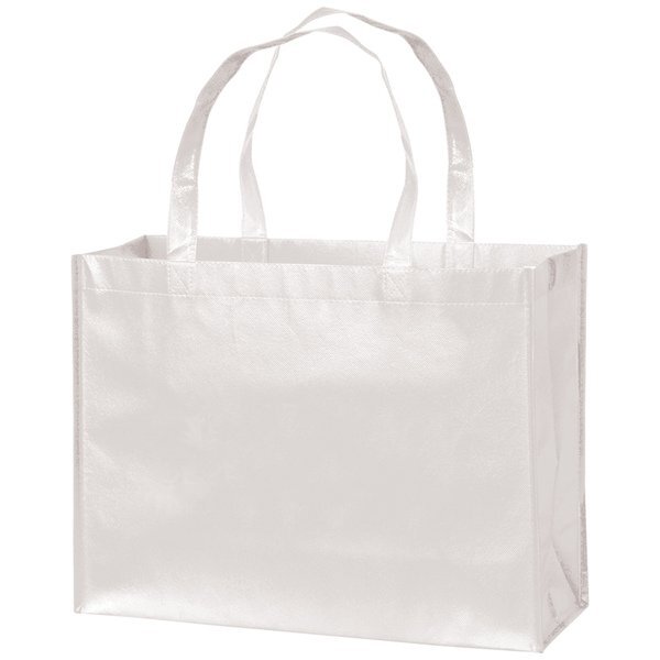 Gloss Laminated Non-Woven Tote Bag, 16" x 12"