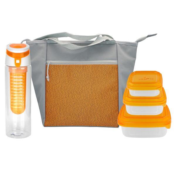 Speck Trendy Portion Control Tote Lunch Set
