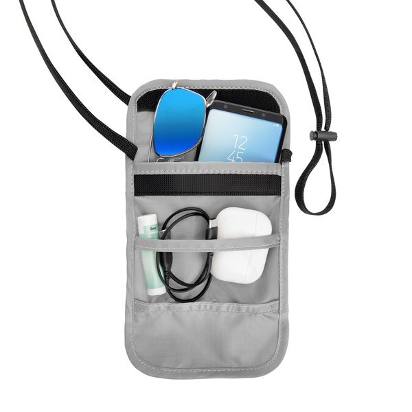 RFID Nylon Neck Wallet