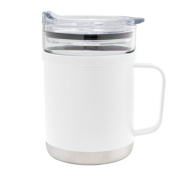 Glass & Stainless Steel Mug, 15oz.