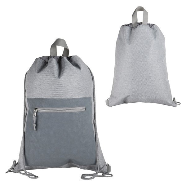 Dove Jacquard Drawstring Backpack