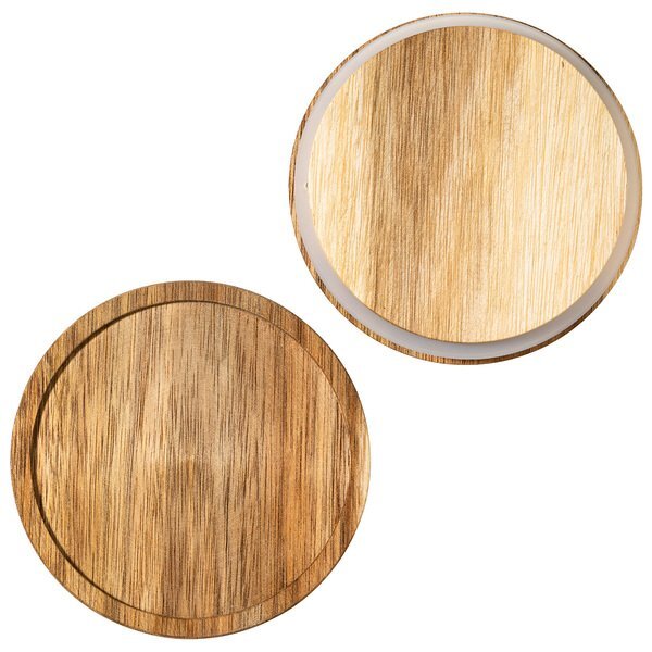 Corsica Glass Canister w/ Acacia Lid, 22oz.