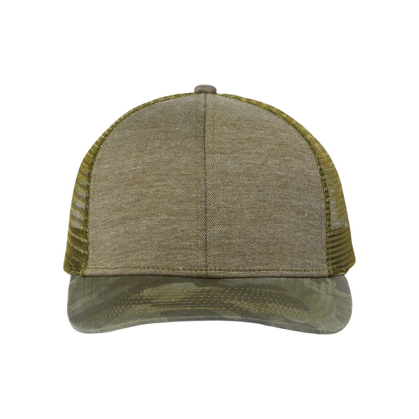 DRI DUCK® Pique Camo Structured Trucker Cap