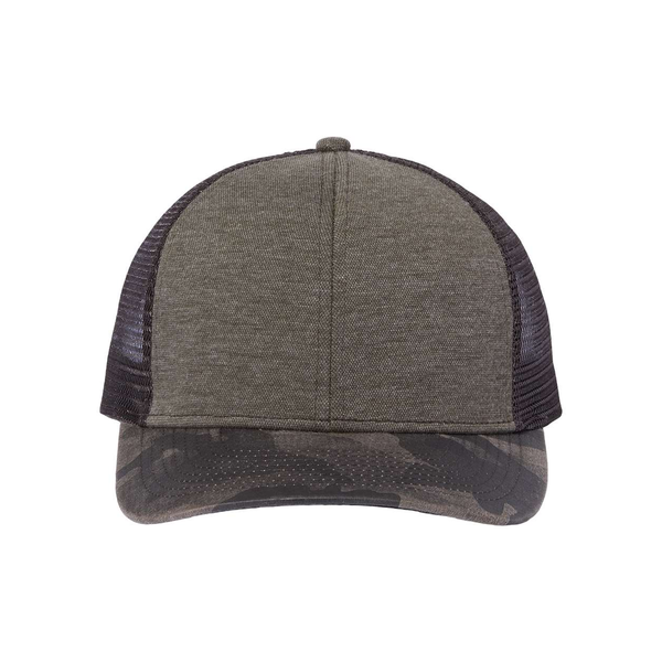 DRI DUCK® Pique Camo Structured Trucker Cap