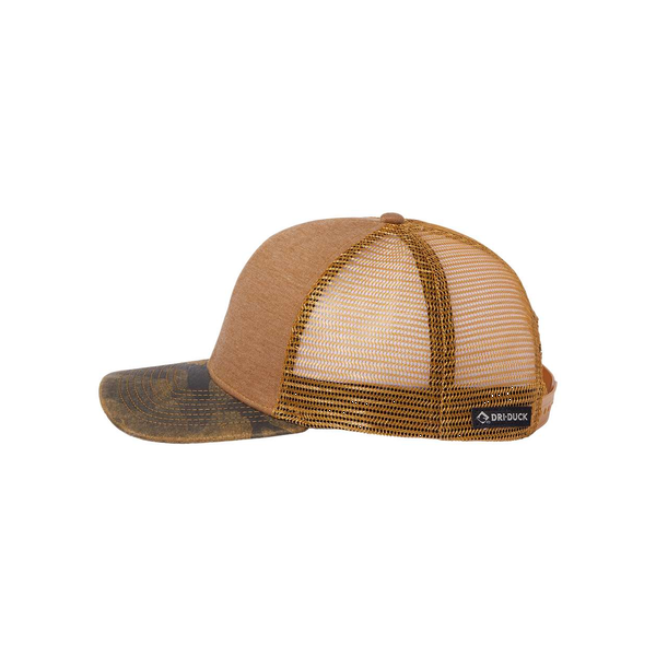 DRI DUCK® Pique Camo Structured Trucker Cap