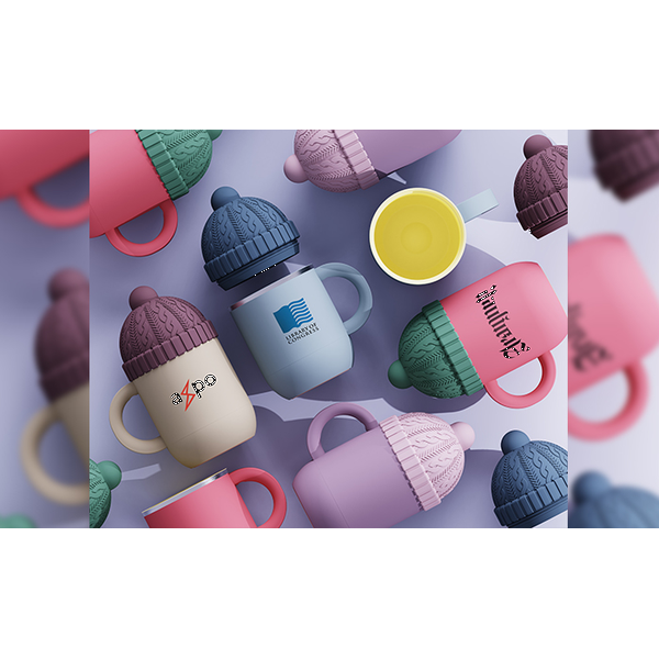 Asobu® Happy Hat Stainless Steel Mug, 12oz.