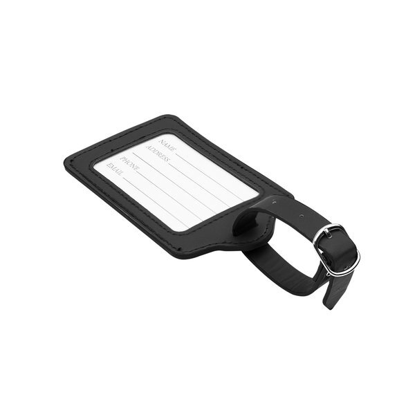 Recycled Leatherette Luggage Tag