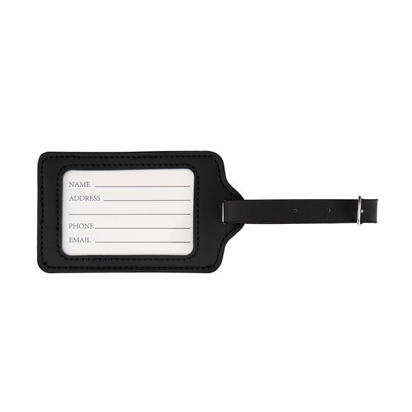 Recycled Leatherette Luggage Tag