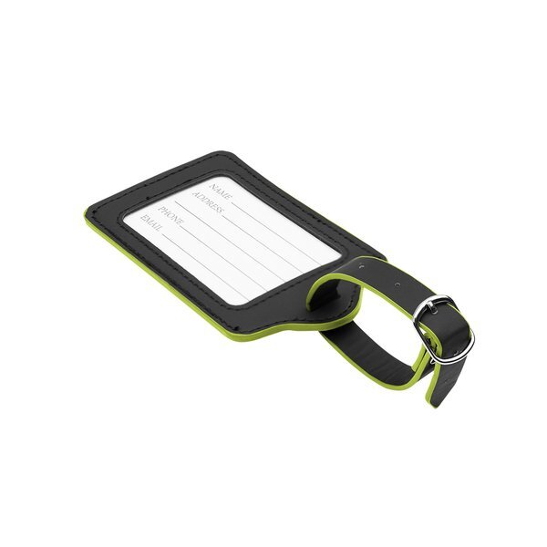 Recycled Leatherette Luggage Tag