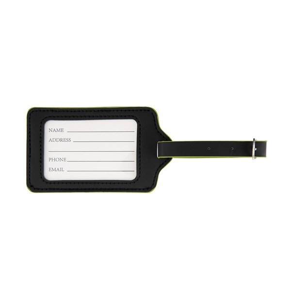 Recycled Leatherette Luggage Tag