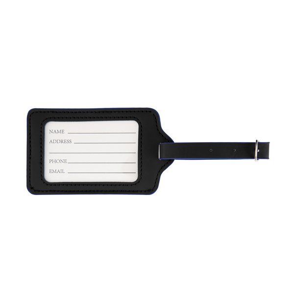 Recycled Leatherette Luggage Tag