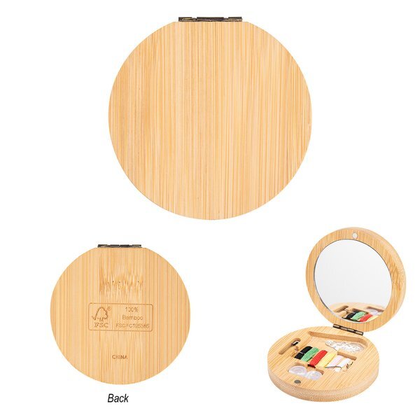 Bamboo Sewing Kit w/ Mirror