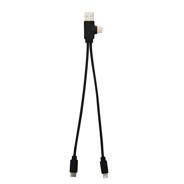 Dual Connect Recycled Multi-Charging Cable