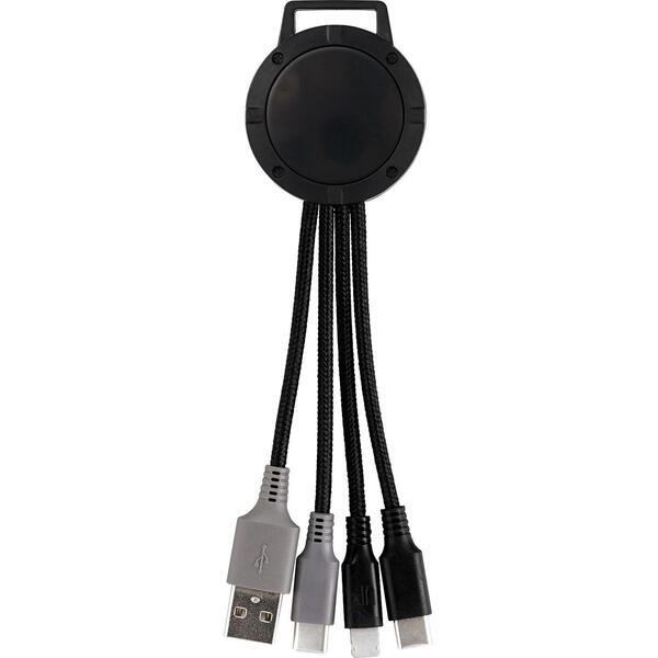 Two Tone Dual Input 3-in-1 Charging Cable