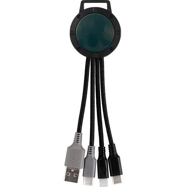 Two Tone Dual Input 3-in-1 Charging Cable