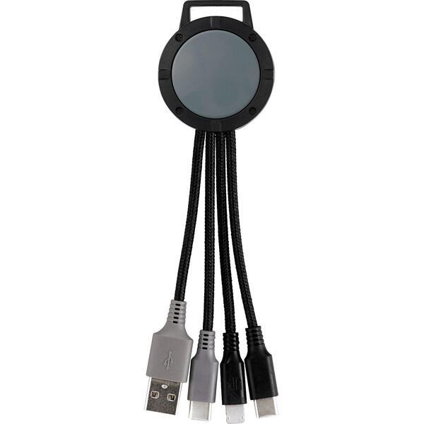 Two Tone Dual Input 3-in-1 Charging Cable