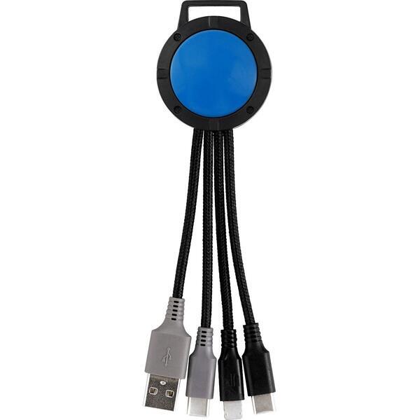 Two Tone Dual Input 3-in-1 Charging Cable