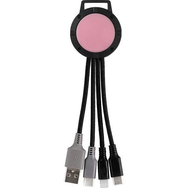 Two Tone Dual Input 3-in-1 Charging Cable