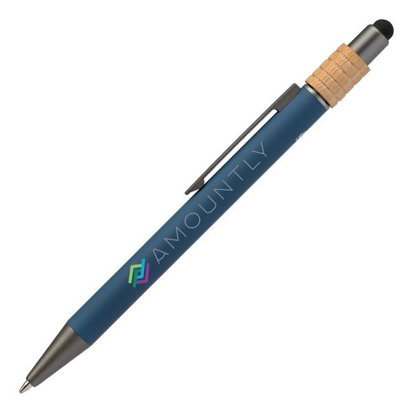 Reborn Spinner Recycled Aluminum Pen w/ Stylus, Full Color