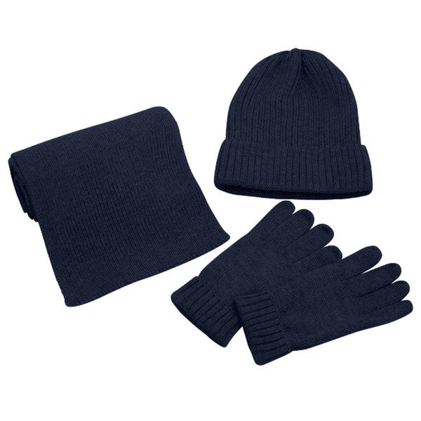 Deluxe Cable Knit Winter Set