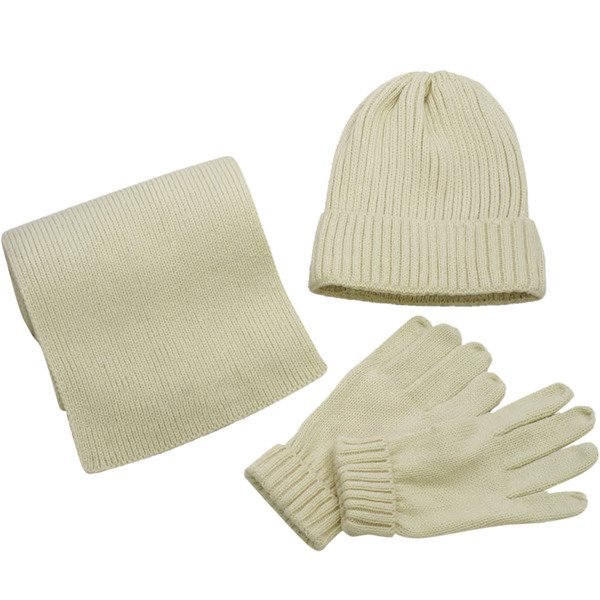 Deluxe Cable Knit Winter Set