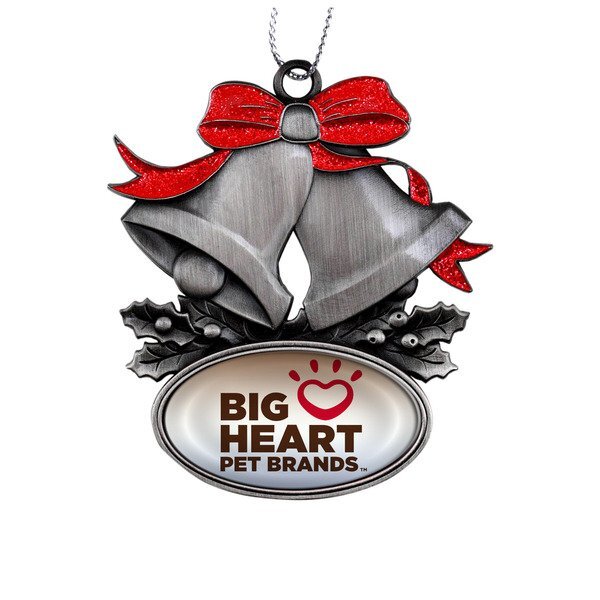 Glitter Bells Die Cast Holiday Ornament