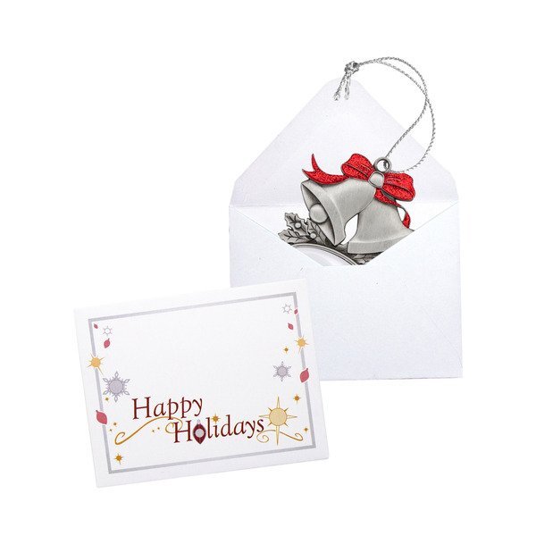 Glitter Bells Die Cast Holiday Ornament