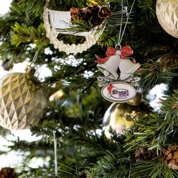 Glitter Bells Die Cast Holiday Ornament