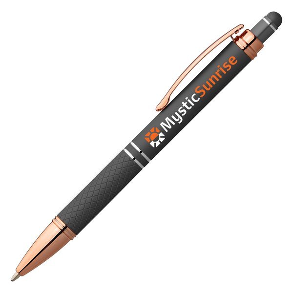 Phoenix Softy Rose Gold Gel Pen w/Stylus, Full Color