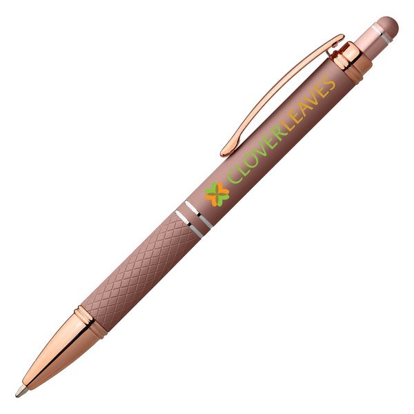 Phoenix Softy Rose Gold Gel Pen w/Stylus, Full Color