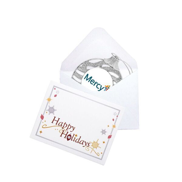 Glitter Bulb Die Cast Holiday Ornament