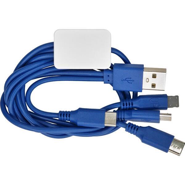 Dual Input 3' Snap Colorful Cable