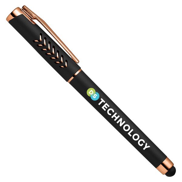Hollywood Rose Gold Gel Pen w/Stylus, Full Color