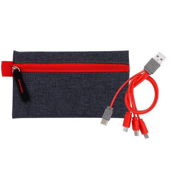 Large G Line Pouch & Colorful Cable Set