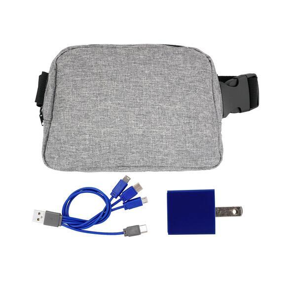 Recycled Fanny Pack Wall Charging Set
