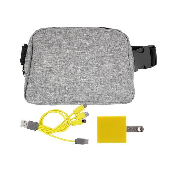 Recycled Fanny Pack Wall Charging Set