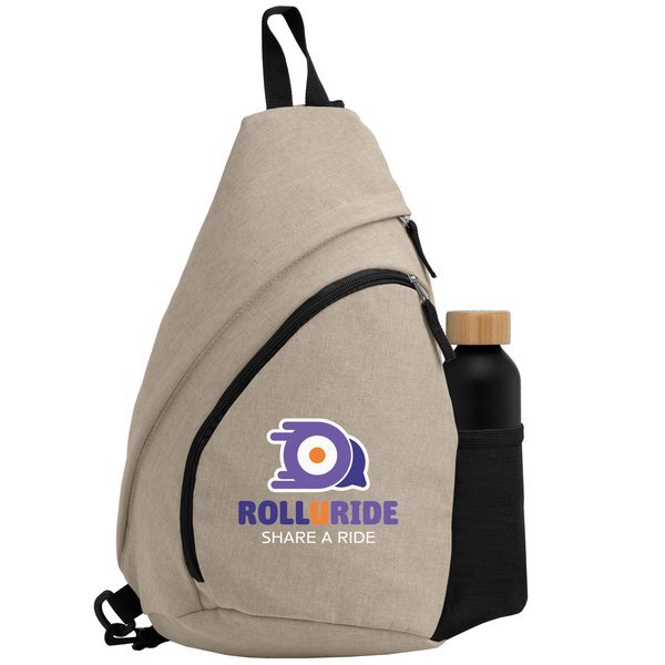 Helsinki RPET Nylon Sling Bag, Full Color