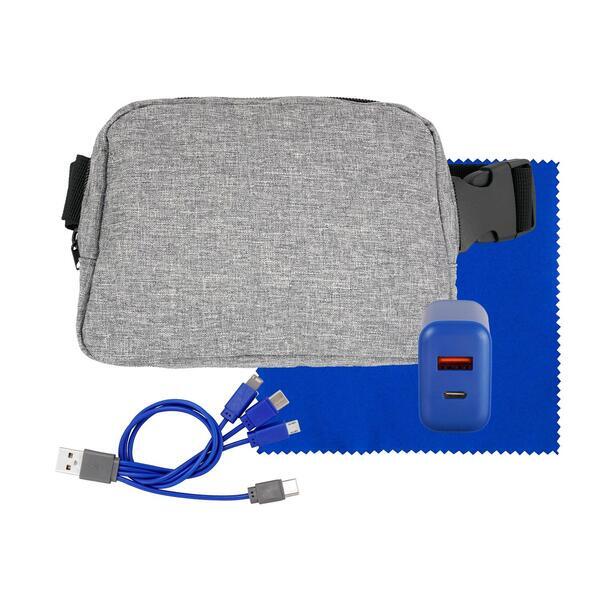 Fast Charger Recycled Fanny Pack Tech Set