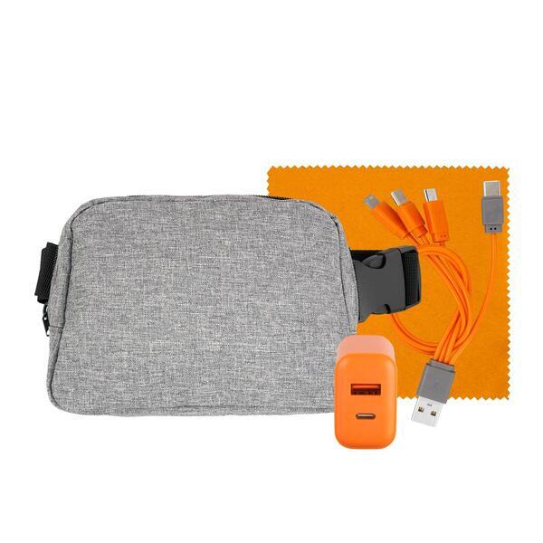 Fast Charger Recycled Fanny Pack Tech Set