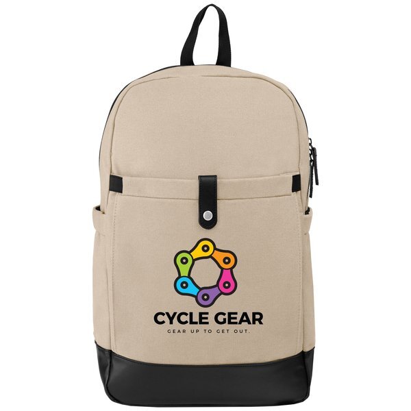 Odyssey Pack Recycled Cotton Canvas Backpack, Full Color