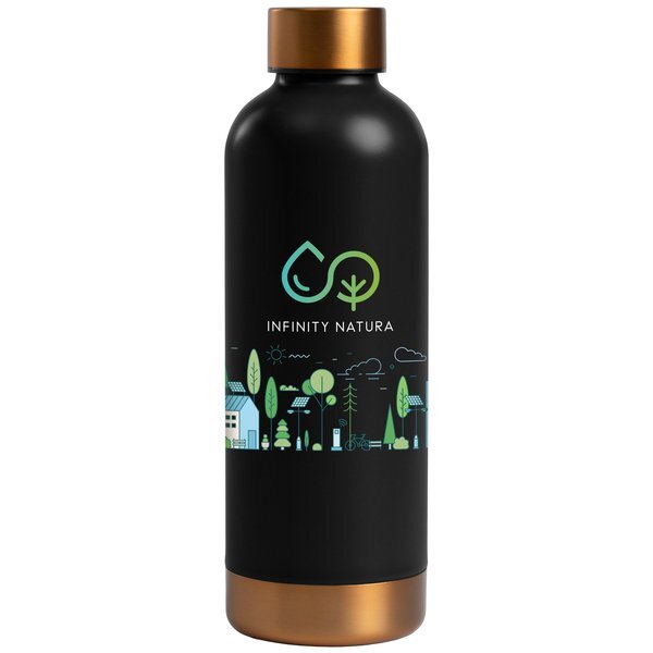 Astrid Double Wall Stainless Steel Bottle, Full Color, 18oz.