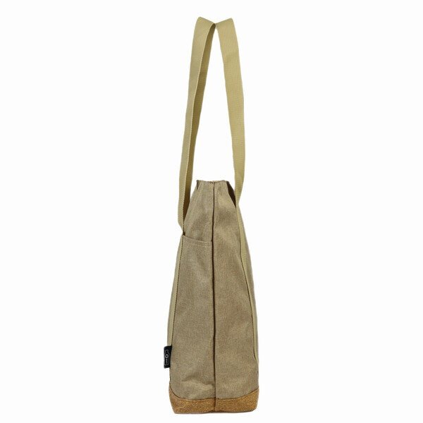 Sustainable Cork & rPET Tote w/ Zipper