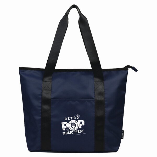 Sustainable rPET Tote w/ Zipper
