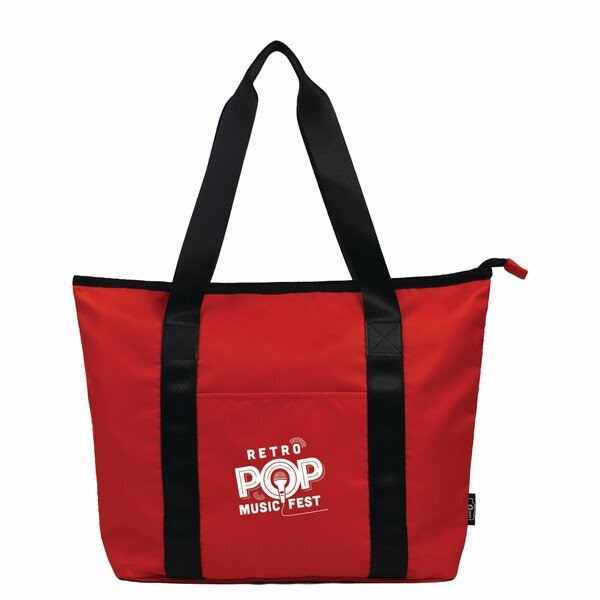Sustainable rPET Tote w/ Zipper