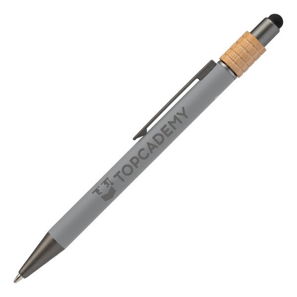 Reborn Spinner Recycled Aluminum Pen w/ Stylus, Laser