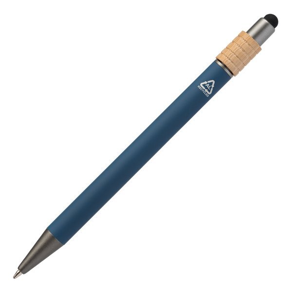 Reborn Spinner Recycled Aluminum Pen w/ Stylus, Laser